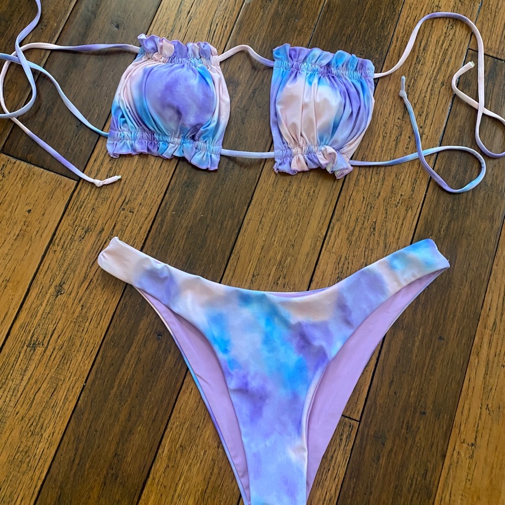 Tie dye bikini